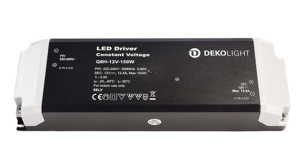 Deko-Light LED-Netzgerät, BASIC, CV, Q8H-12-150W, 150W 862167