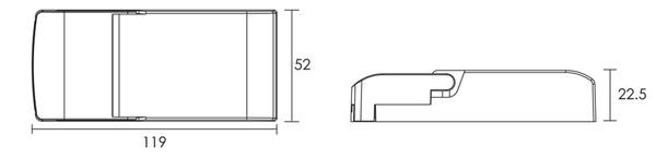 Deko-Light Netzgerät, BASIC, DIM, Multi CC, IE-25D, dimmbar DALI-Bus nach IEC 62386 DALI 2.0 / Intelli-Push, 7-25W 862191