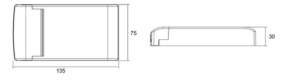 Deko-Light Netzgerät, BASIC, DIM, Multi CC, IE-45D, dimmbar DALI-Bus nach IEC 62386 DALI 2.0 / Intelli-Push, 8,75-45W 862192