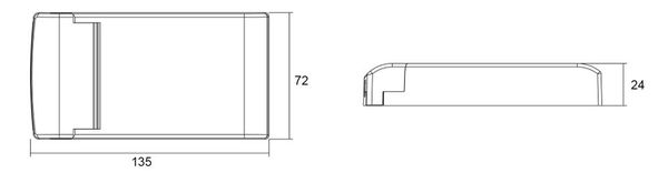 Deko-Light Netzgerät, BASIC, DIM, Multi CC, IE-45HD, dimmbar DALI-Bus nach IEC 62386 DALI 2.0 / Intelli-Push, 14,7-45W 862193
