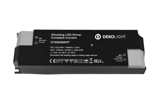 Deko-Light Netzgerät, BASIC, DIM, CC, D105040NTF/40W, dimmbar, 20-40W 862209