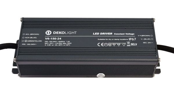Deko-Light LED-Netzgerät, IP, CV, V6-150-24, 150W 872087