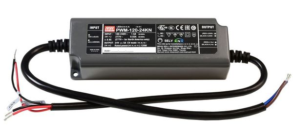 Meanwell Netzgerät, CV, PWM-120-24KN, dimmbar KNX, 120W 872113
