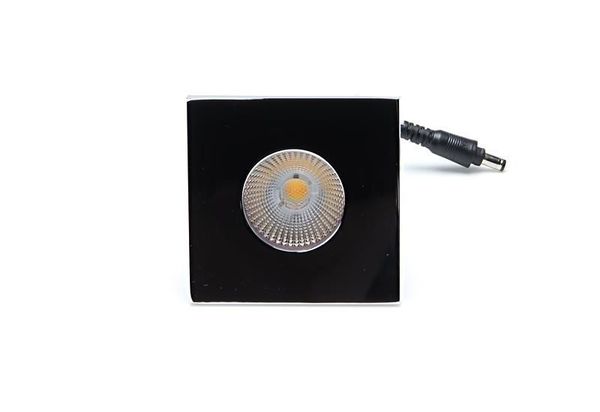 Deko-Light Abdeckung Chrom eckig für COB 68 IP65 + Mizar II, Alu, Silber, Chrom, 83mm 930077