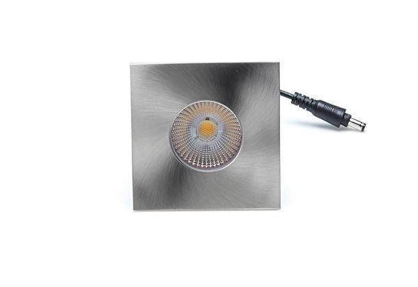 Deko-Light Abdeckung Silbersatiniert eckig für COB 68 IP65 + Mizar II, Alu, Silber, satiniert, 83mm 930079