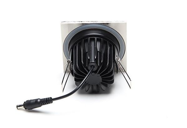 Deko-Light Abdeckung Silbersatiniert eckig für COB 68 IP65 + Mizar II, Alu, Silber, satiniert, 83mm 930079