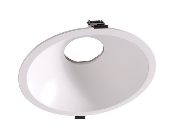 Deko-Light 230 mm Einbauring für Modular Sytem COB, Aluminium, Reinweiß, mattiert 930090