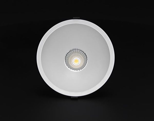 Deko-Light 230 mm Einbauring für Modular Sytem COB, Aluminium, Reinweiß, mattiert 930090
