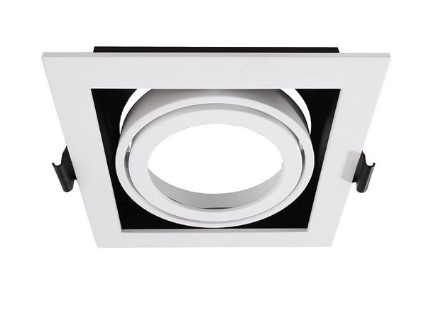 Deko-Light Kardanrahmen für Modular Sytem COB, Aluminium, Reinweiß, mattiert, 140mm 930092