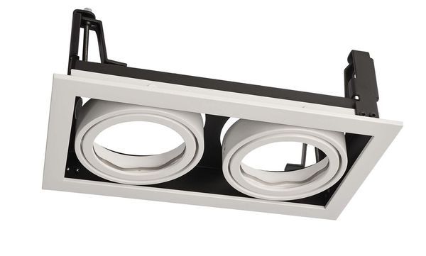 Deko-Light Kardanrahmen für Modular Sytem COB, Aluminium, Reinweiß, mattiert, 140mm 930093