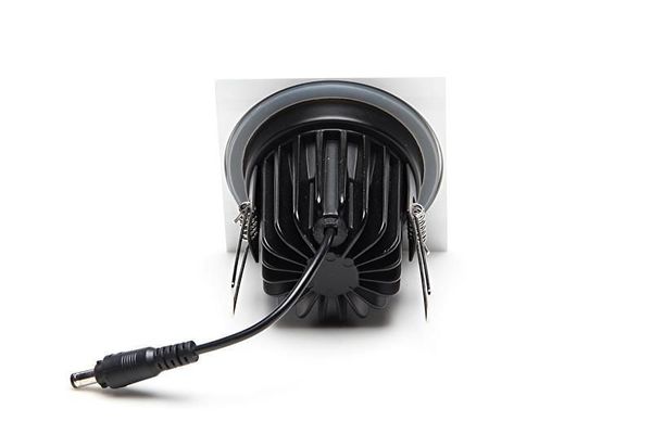 Deko-Light Abdeckung Silber gebürstet eckig für COB 68 IP65 + Mizar II, Alu, Silber, 83mm 930100