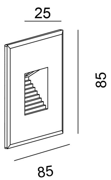 Deko-Light Abdeckung weiß eckig für Light Base COB Indoor, Aluminium, 85mm 930130