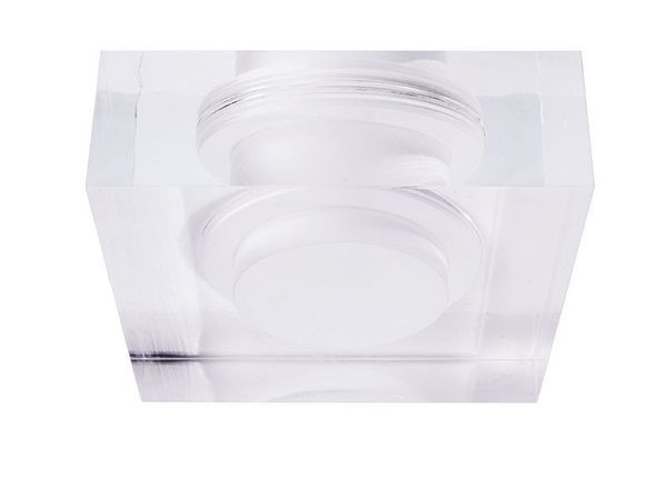 Deko-Light Acrylring quadratisch 90x90mm, COB 68, M58, Acryl, klar / satiniert, 90mm 930271