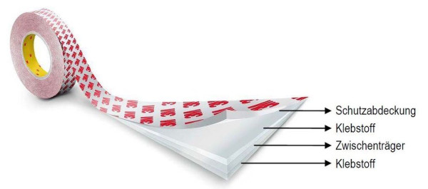 3M, 3M Doppelseitiges Klebeband 5m x 10mm 930346