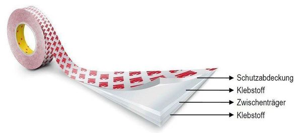 3M, 3M Doppelseitiges Klebeband 5m x 10mm 930346