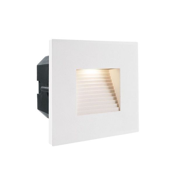 Deko-Light Abdeckung weiß eckig für Light Base II COB Outdoor, Alu, Weiß, 100mm 930416
