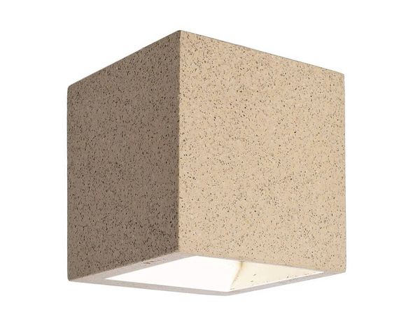 Deko-Light Abdeckung für Mini Cube Base, Beton, Beige, Granit, 80mm 930465