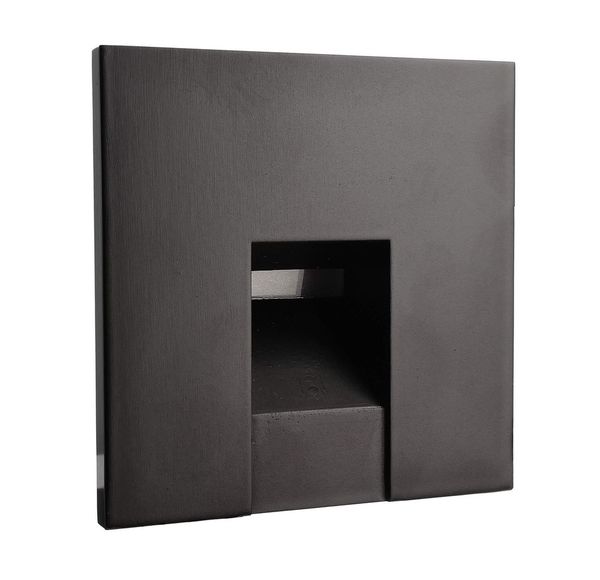 Deko-Light Abdeckung eckig schwarz für Alwaid, schwarz, 75mm 930484