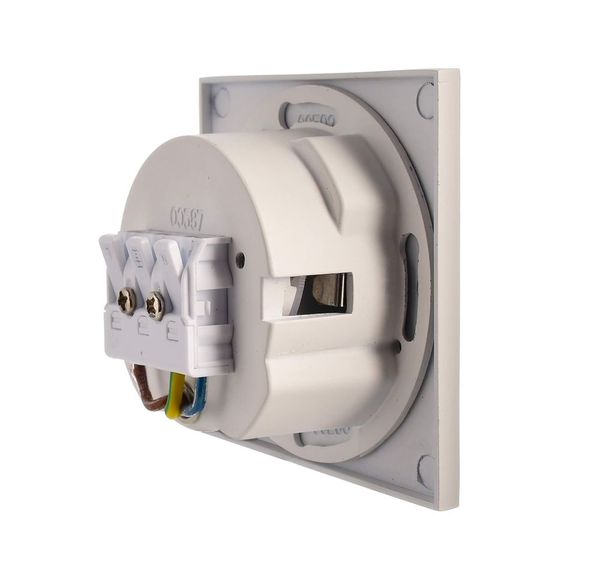 Deko-Light Abdeckung eckig weiß Winkel für Alwaid, 75mm 930488