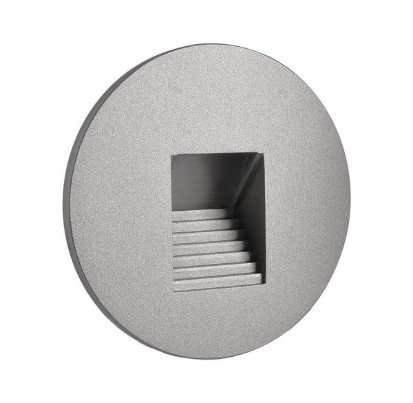 Deko-Light Abdeckung rund grau Stufe für Alwaid, Aluminium Druckguss 930498