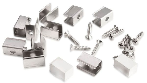 Deko-Light Montageset für D Flex Line 6,5 x 12,0 mm, Alu, Silber 930530