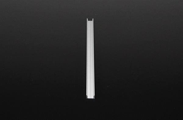 Deko-Light U-Profil flach AU-01-08 für 8 - 9,3mm LED Stripes, Alu, Silber-matt, eloxiert,1m 970000