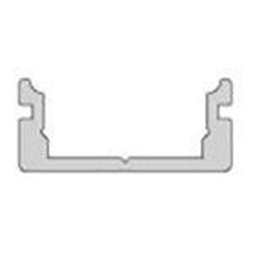 Deko-Light U-Profil flach AU-01-10 für 10 - 11,3mm LED Stripes, Alu, Silber-matt, eloxiert,1m 970020