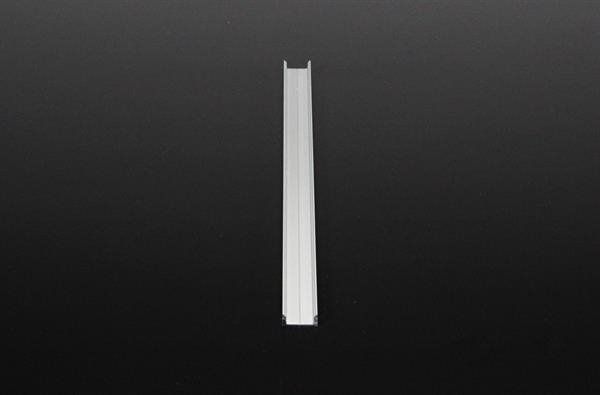 Deko-Light U-Profil flach AU-01-12 für 12 - 13,3mm LED Stripes, Alu, Silber-matt, eloxiert,1m 970040