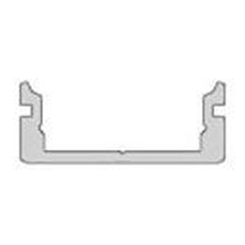 Deko-Light U-Profil flach AU-01-12 für 12 - 13,3mm LED Stripes, Alu, Silber-matt, eloxiert,1m 970040
