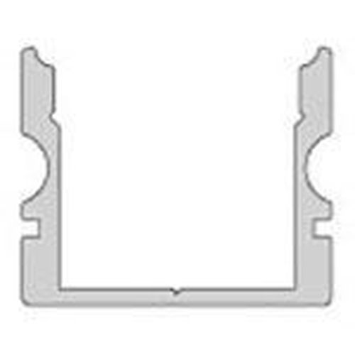Deko-Light U-Profil hoch AU-02-12 für 12 - 13,3mm LED Stripes, Alu, Silber-matt, eloxiert,1m 970140