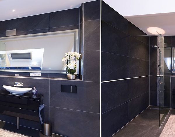 Deko-Light Fliesen-Profil EL-03-12 für 12 - 13,3mm LED Stripes, Alu, Silber, eloxiert, 1250mm 975360