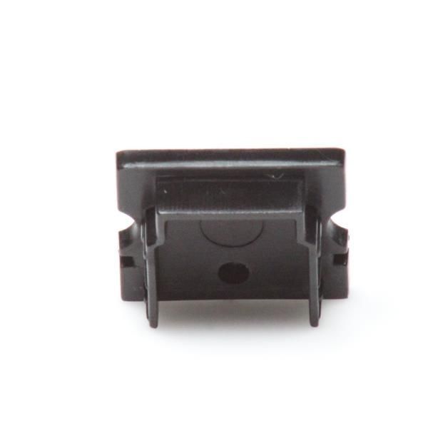 Deko-Light Endkappe P-AU-02-12 Set 2 Stk, Schwarz, 18mm 978062