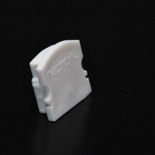 Deko-Light Endkappe F-AU-02-12 Set 2 Stk, Weiß, 18mm 978560