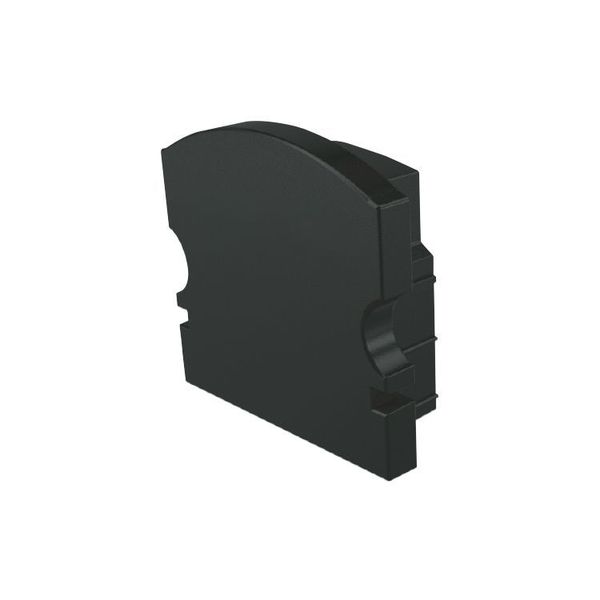 Deko-Light Endkappe F-AU-02-12 Set 2 Stk, Schwarz, 18mm 978562