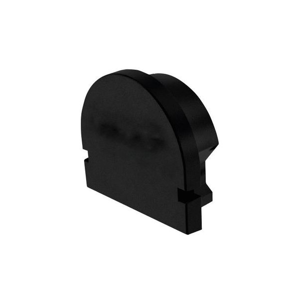 Deko-Light Endkappe R-AU-01-12 Set 2 Stk, Schwarz, 18mm 979512