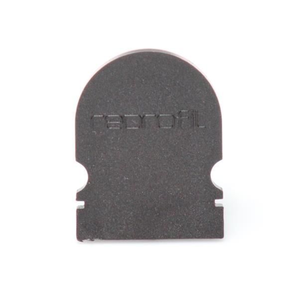 Deko-Light Endkappe R-AU-02-12 Set 2 Stk, Schwarz, 18mm 979532