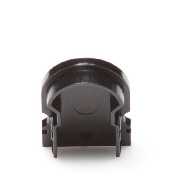 Deko-Light Endkappe R-AU-02-12 Set 2 Stk, Schwarz, 18mm 979532