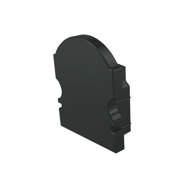 Deko-Light Endkappe L-AU-02-10 Set 2 Stk, Schwarz, 16mm 980012