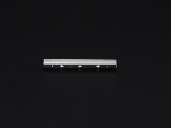 Deko-Light Universal Nutenstein / Längsverbinder Set 2 Stk, Alu, Silber, 80mm 987020