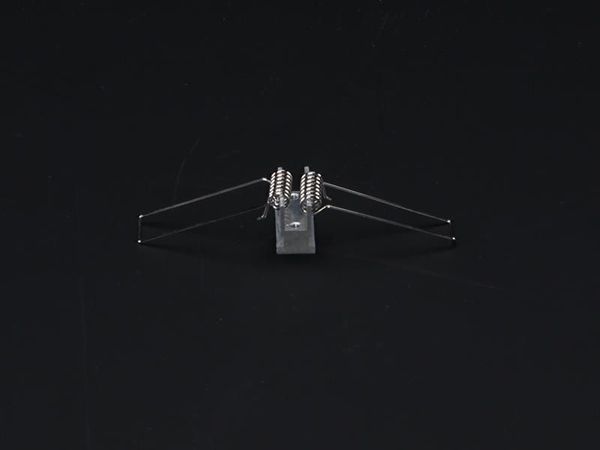 Deko-Light Nutenstein mit Spannfedern Set 2 Stk, Alu, Silber, 25mm 987040