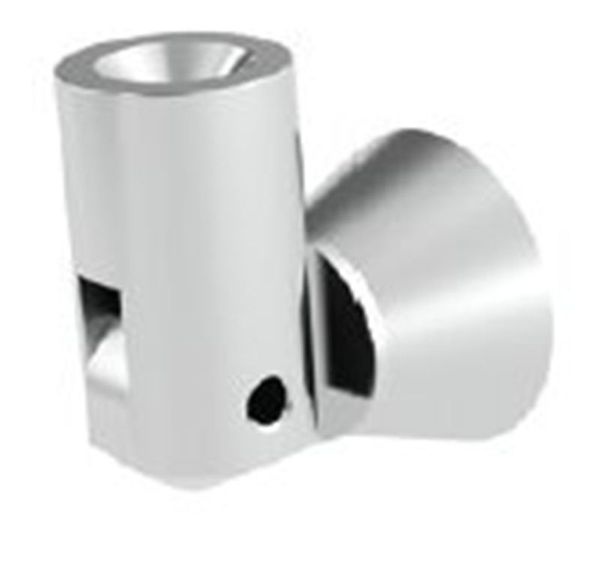 Deko-Light Universal Halteclip Aufnahme (schwenkbar) Set 2 Stk, Metall, Silber 987080