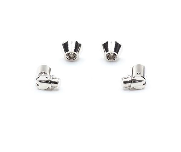 Deko-Light Universal Halteclip Aufnahme (schwenkbar) Set 2 Stk, Metall, Silber 987080