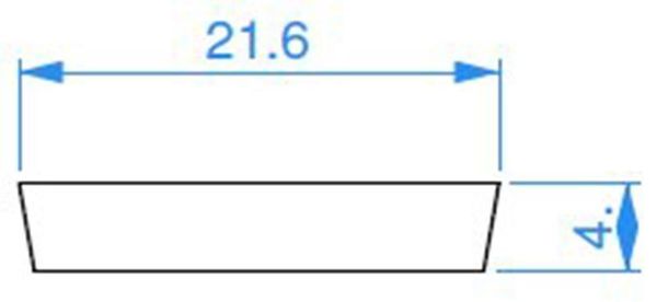 Deko-Light Abdeckung I-03-15, milchig 40% Transmission, 1m 988084