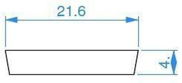 Deko-Light Abdeckung I-03-15, milchig 40% Transmission, 1m 988084