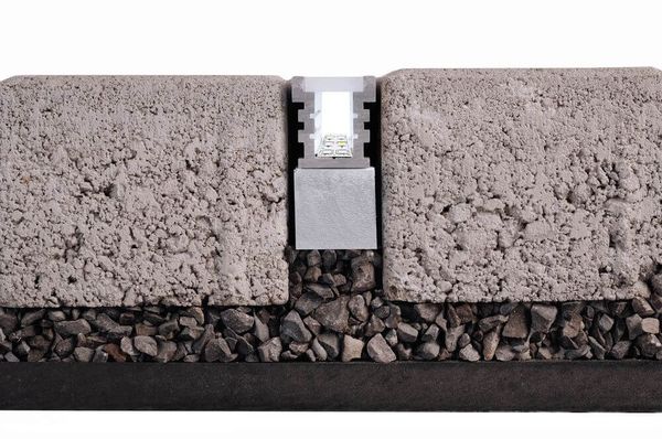 Deko-Light Schaumstoffunterlage, Kunststoff / Hartschaum, Grau, 1235mm 990109