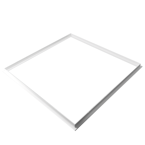 Dotlux 2037-1 Einbaurahmen für LED-Panel 620x620 mm für Trockenbaudecke, pulverbeschichtet, weiß mit Clips