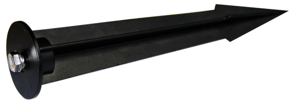 Dotlux 3192 Erdspieß für Baustrahler ab 30W 265mm hoch