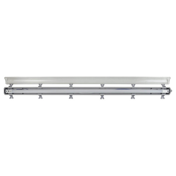 e2 LED Feuchtraum-Wannenleuchte T8 G13 128cm Classic M 18W neutralweiss 4000K IP65 Grau