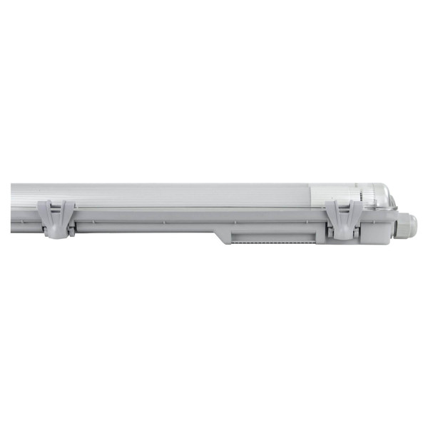 e2 LED Feuchtraum-Wannenleuchte T8 G13 128cm Classic M 18W neutralweiss 4000K IP65 Grau