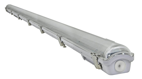 e2 Feuchtraum-Wannenleuchte T8 G13 158cm Classic Farm L IP69 Grau